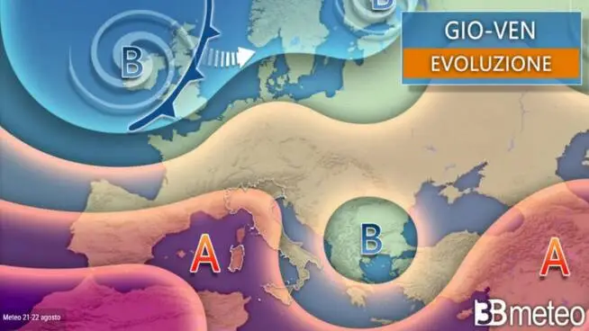 Meteo giovedì, temperature in aumento progressivo