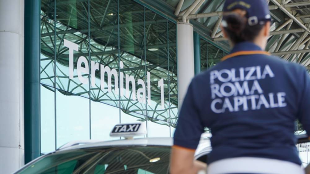 Polizia locale Roma aeroporto