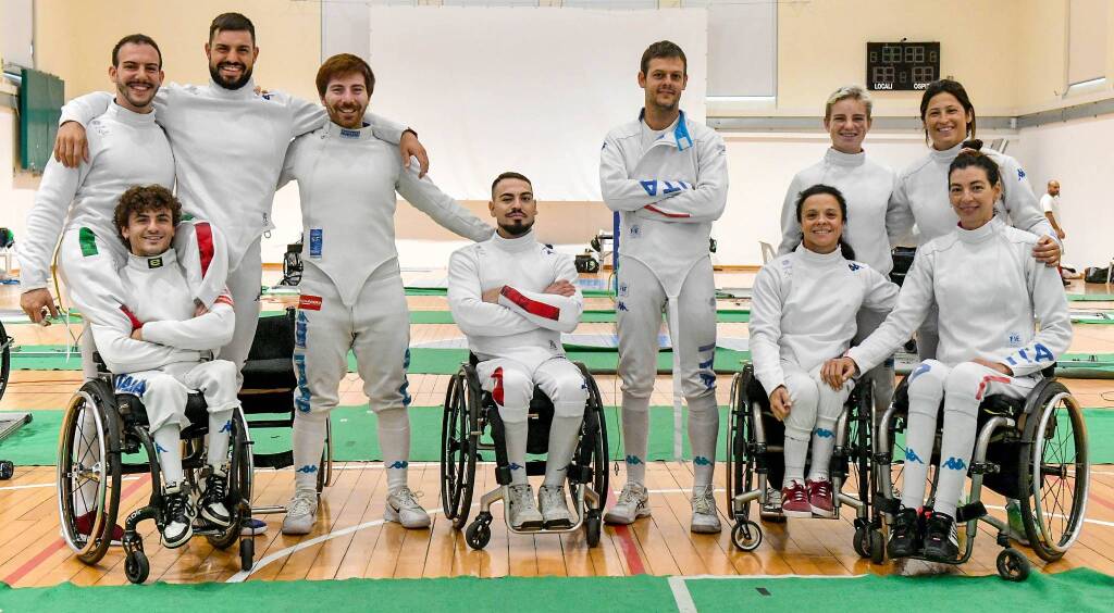 scherma paralimpica Italia Parigi 2024 Foto Bizzi - Federscherma