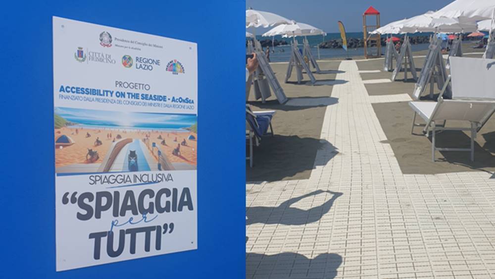 Sole, mare e accessibilità: inaugurata la prima &#8220;Beach for all&#8221; a Fiumicino