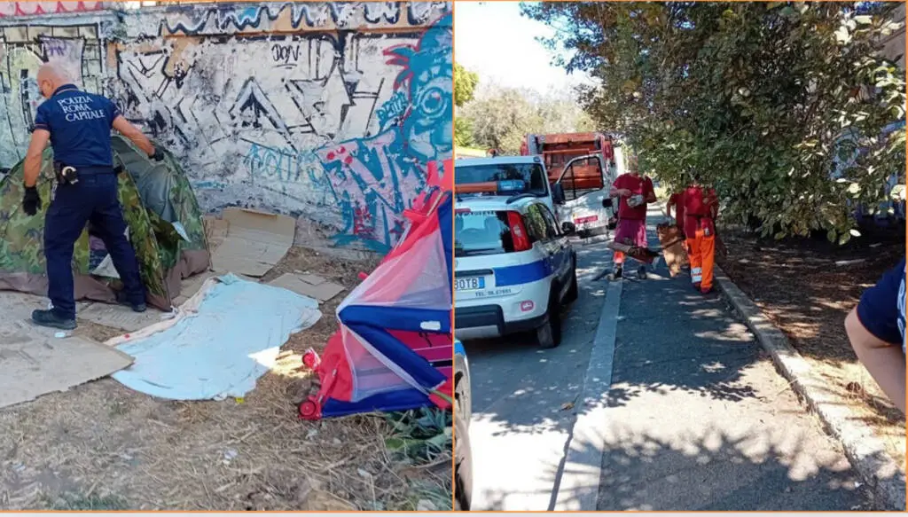 Tevere-Aniene, blitz antidegrado dei vigili