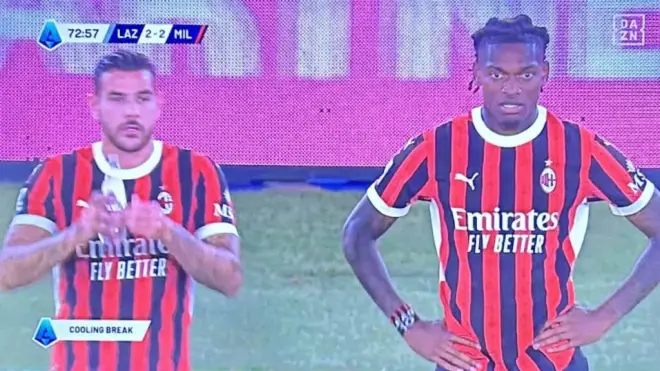 Lazio-Milan 2-2, Leao e Theo rompono con Fonseca? Disertano il cooling break