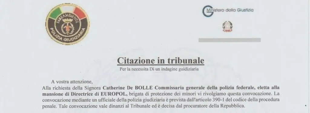 “Lei è stato citato in Tribunale”…. occhio alle truffe a tema giudiziario