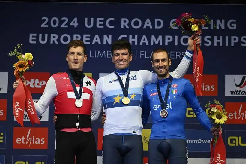 Europei Ciclismo su Strada, Affini è oro nella crono: “E’ una gioia immensa. Aspettavo una vittoria”