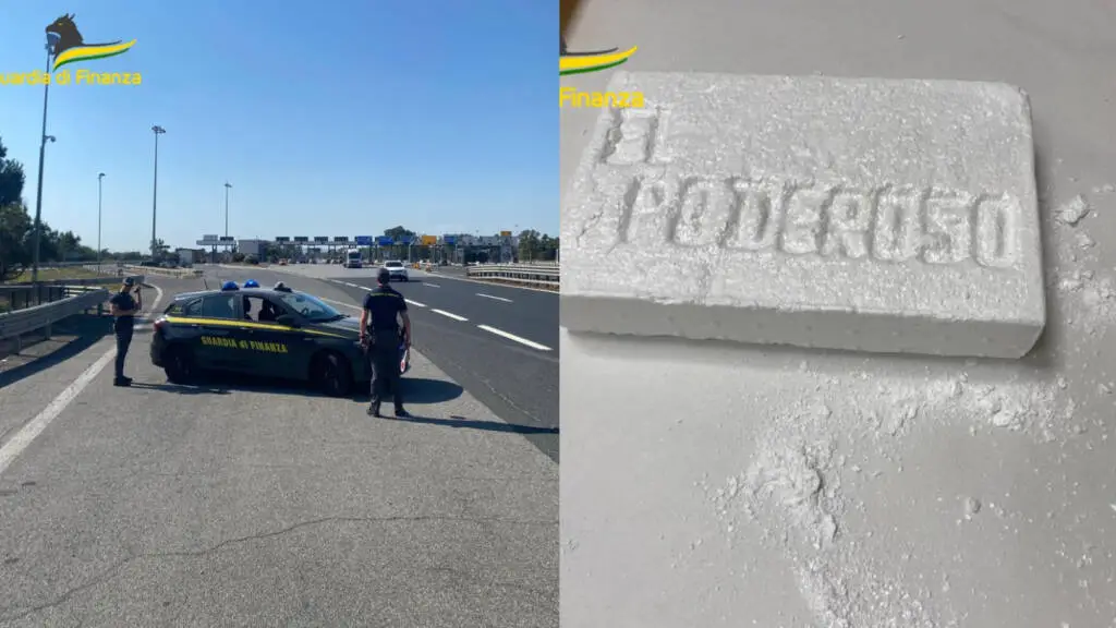 Carico di droga sull’A12, sequestrati quasi 30 kg di cocaina