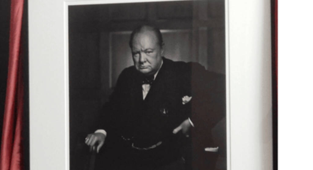 Foto rubata Winston Churchill