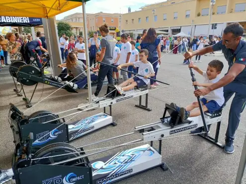 Sportcity Day 2024, le Fiamme Gialle a Ostia e Sabaudia con i loro atleti. Tante le persone che hanno partecipato