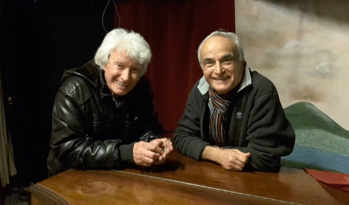 Corrado Croce e, a destra, Celeste Conte in "Quanno amore incontra ammore", al Piccolo Teatro Stabile di Ostia Antica