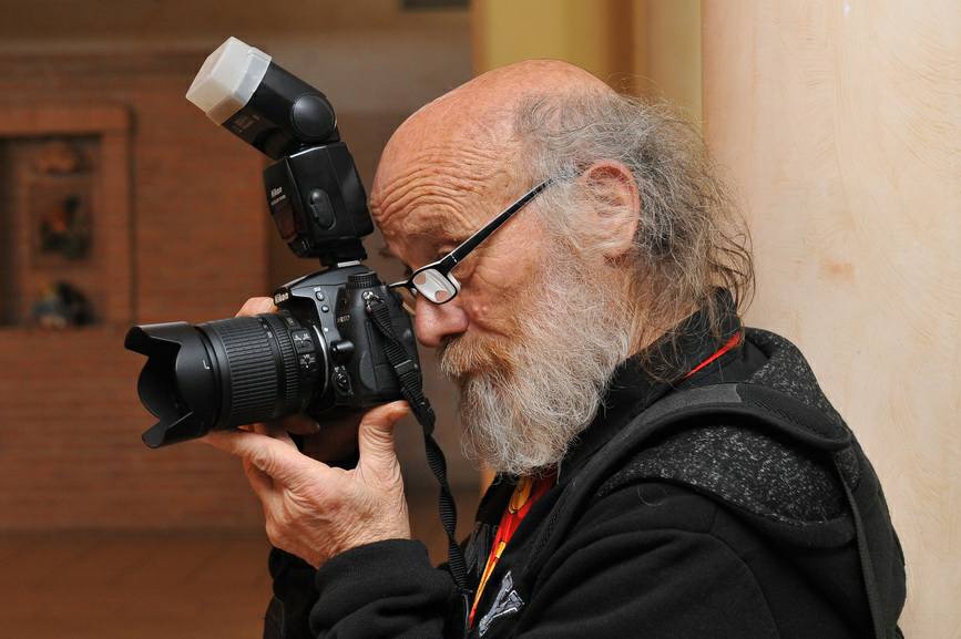 Il Fotografo Luigi Pompei (foto di Giorgio Algherini)