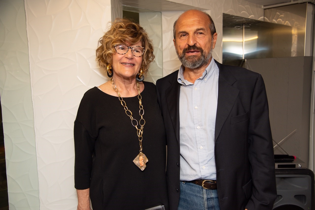 Gioia Marina Pasquinelli ed il giornalista Rai Luca Damiani