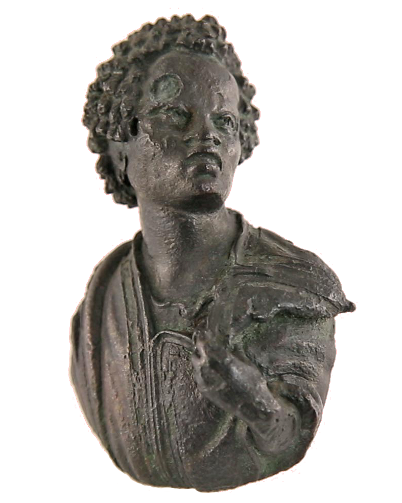 Bronzetto che ritrae un giovane schiavo etiope