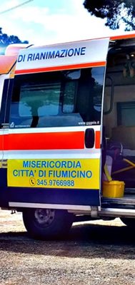 ambulanza misericordia fiumicino